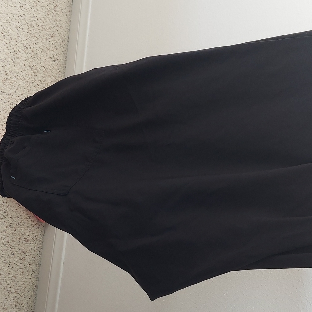 Ladies scrub pants black 2xl